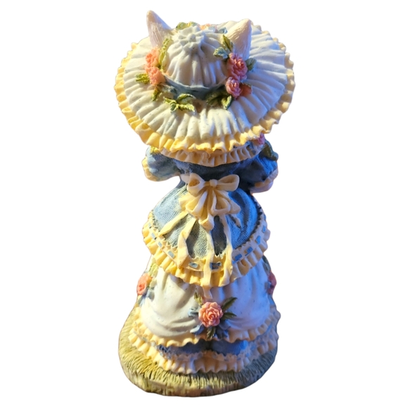 VTG Anthropomorphic Rabbit Figure International Victorian Samantha White Easter - Picture 4 of 6